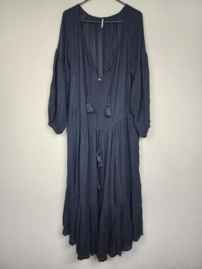 Free People Black Medium Dress